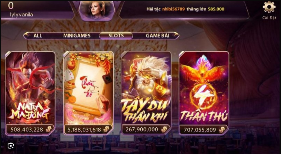 bí quyết chơi game nổ hũ Slots 4 thần thú