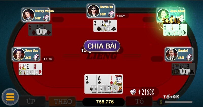 Độ mạnh yếu của bộ bài Liêng