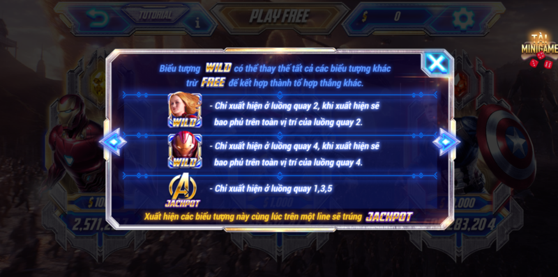 Các tính năng đặc biệt trong Avengers