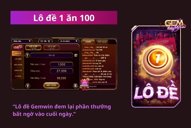 5 ưu điểm làm nên tên tuổi của lô đề tại Gemwin